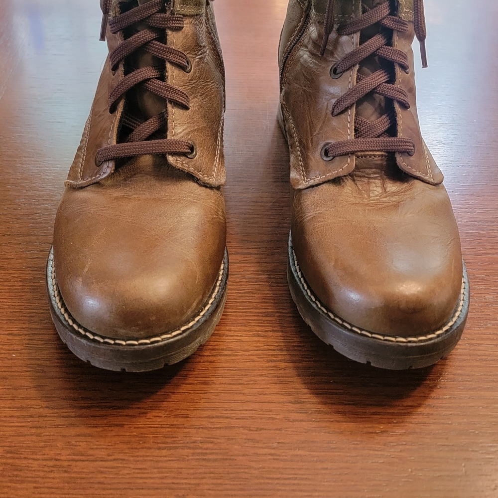 Dromedaris Kara Ankle Boot Olive Brown Size 41 - Picture 14 of 15